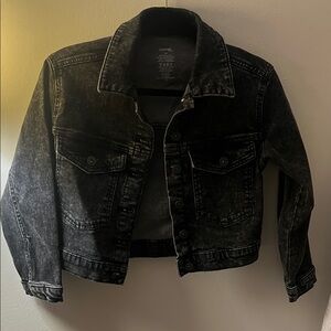 Garage Black Jean Jacket for Kids